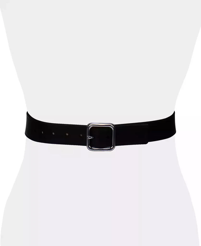 商品Calvin Klein|Women’s Square Center Bar Buckle Casual Leather Belt,价格¥183,第5张图片详细描述