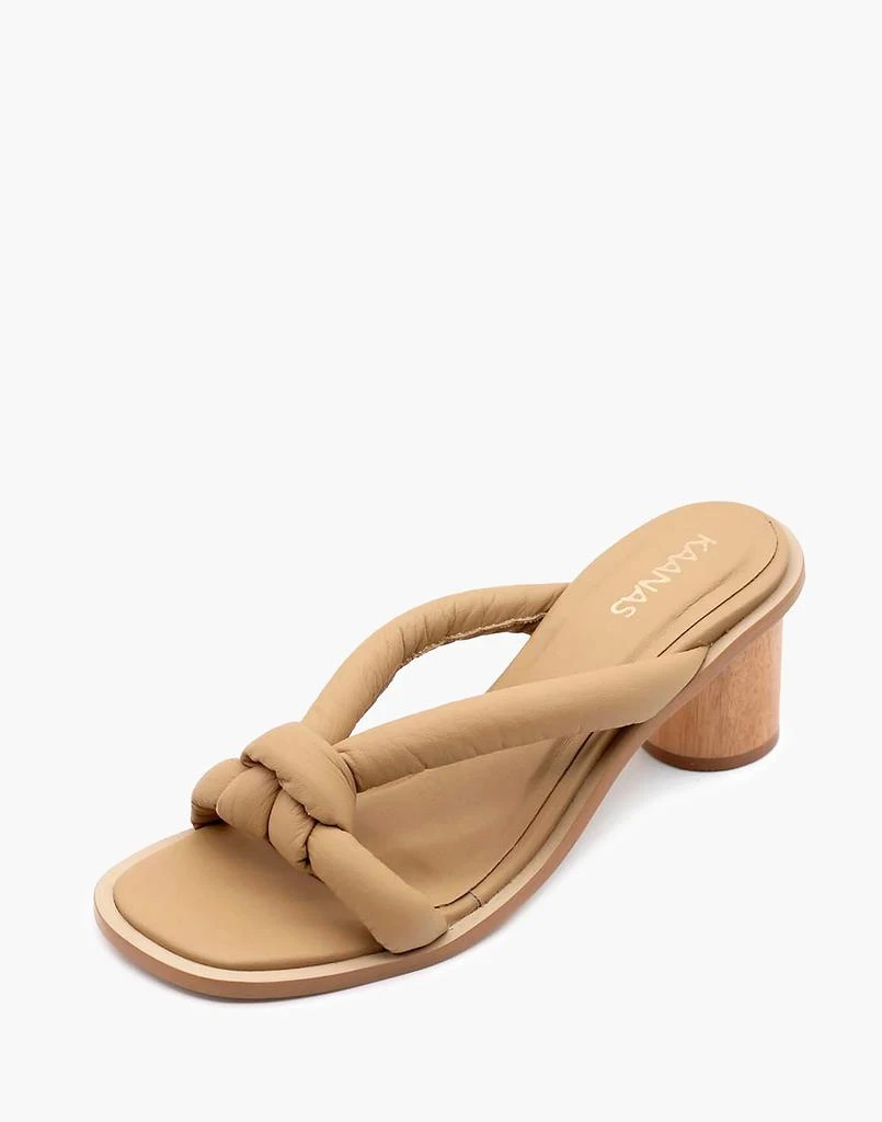 商品Madewell|KAANAS ARAUCA CHUNKY KNOT WOOD HEEL,价格¥1032,第3张图片详细描述