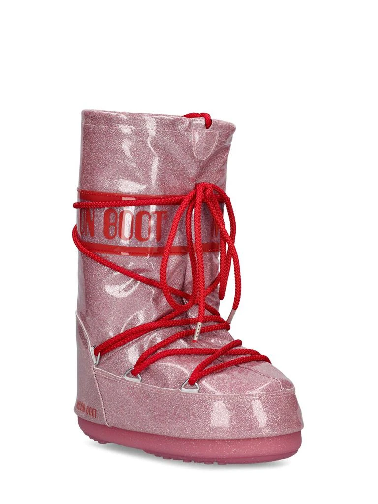 商品Moon Boot|Icon Tall Glitter Nylon Snow Boots,价格¥926,第1张图片详细描述