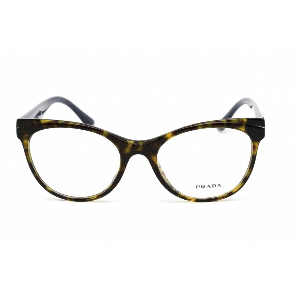 商品Prada|Prada Women's Eyeglasses - Dark Havana Plastic Cat Eye Shape Frame | 0PR 05WV 2AU1O1,价格¥766,第2张图片详细描述