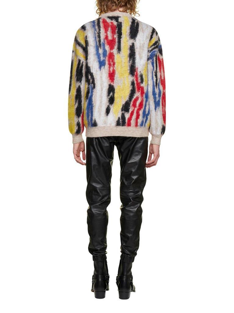 商品Yves Saint Laurent|Saint Laurent Jacquard Crewneck Sweater,价格¥5306,第6张图片详细描述