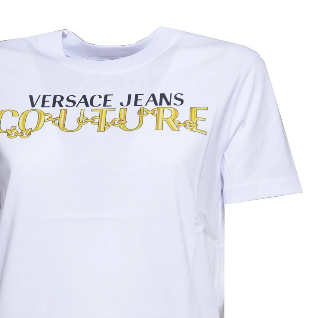 商品Versace|VERSACE JEANS COUTURE T-shirts and Polos White,价格¥978,第3张图片详细描述