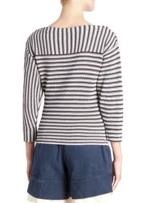 商品Chloé|Mariniere Striped Knit Pullover Top,价格¥3589,第2张图片详细描述