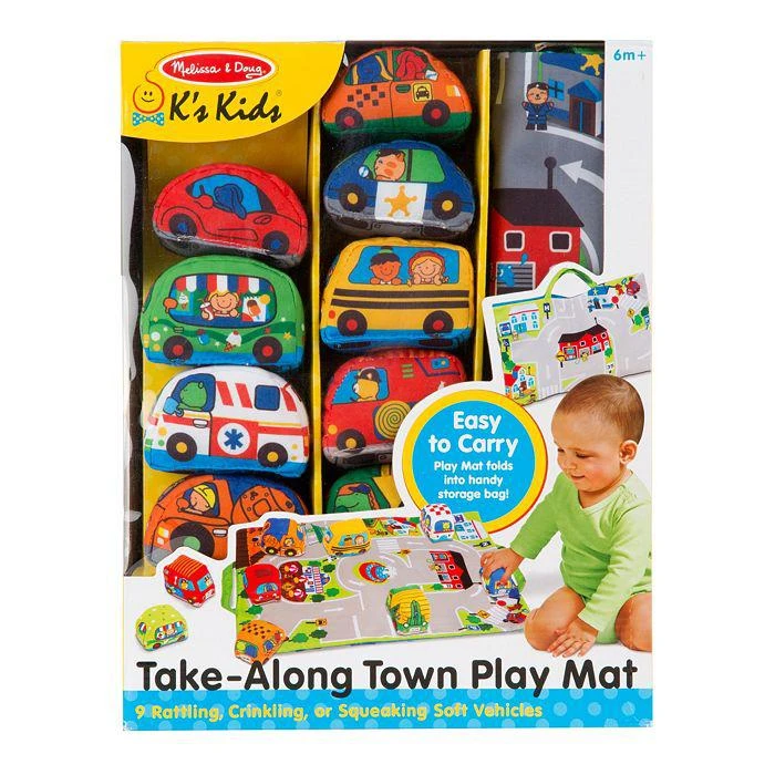 商品Melissa & Doug|Take Along Town Play Mat - Ages 6 Months+,价格¥250,第5张图片详细描述