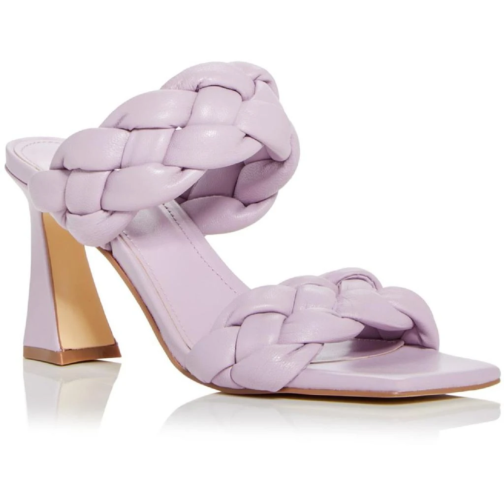 商品Marc Fisher|Marc Fisher Womens Hammy Leather Square Toe Block Heel,价格¥46,第1张图片