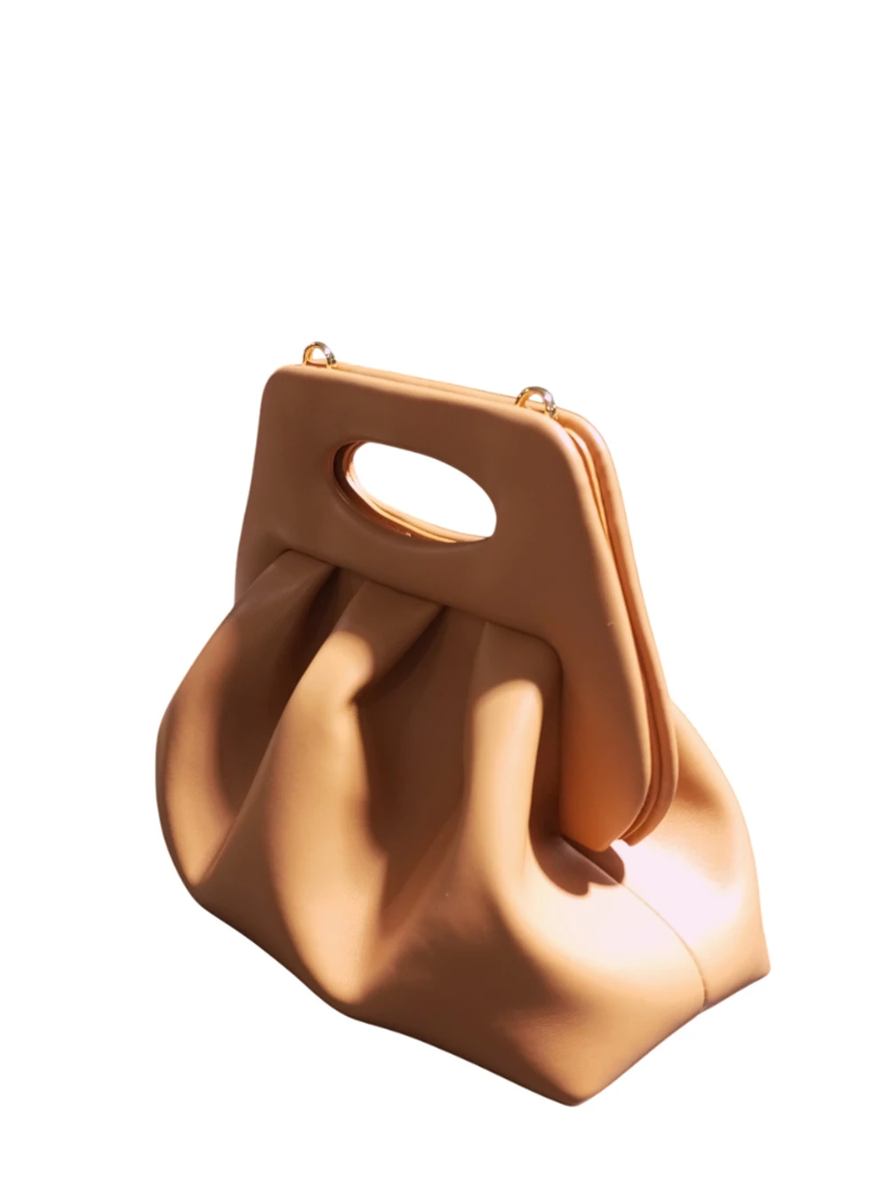 商品【商品预售7天】 THEMOIRe|THEMOIRe 女士斜挎包 TMSR25OLPN113MACADAMIA 棕色,价格¥2697,第3张图片详细描述