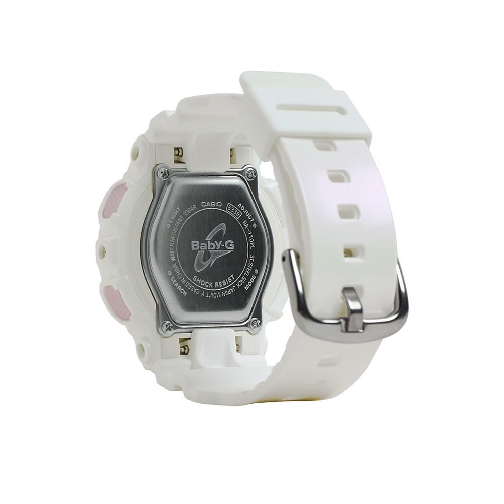 商品G-Shock|Womens White Resin Watch, 43.4mm,价格¥941,第5张图片详细描述