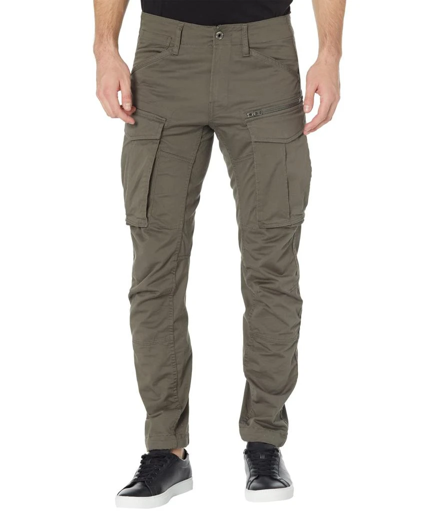 商品G-Star|Rovic Zip 3D Tapered Fit Pants in Premium Micro Stretch Twill GS Grey,价格¥889,第1张图片