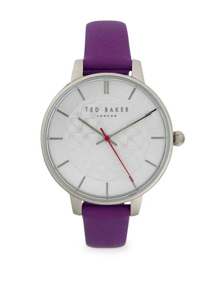 商品Ted Baker London|Stainless Steel & Leather-Strap Watch,价格¥559,第1张图片