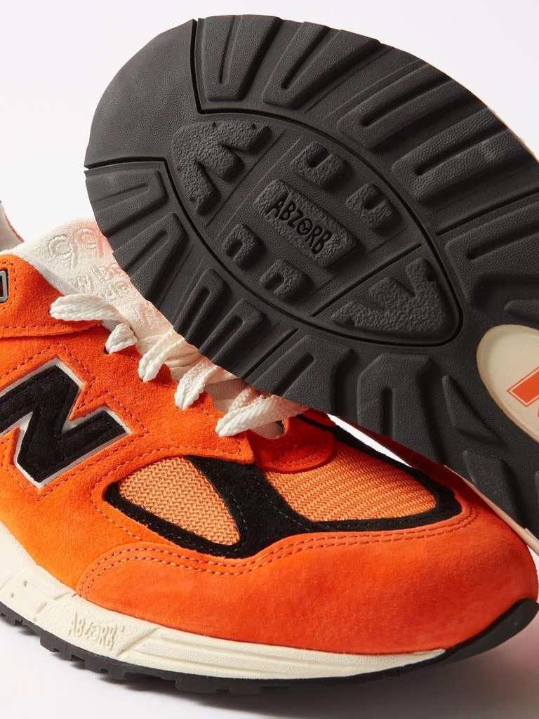 商品New Balance|Made in USA 990v2 suede and mesh trainers,价格¥1471,第2张图片详细描述