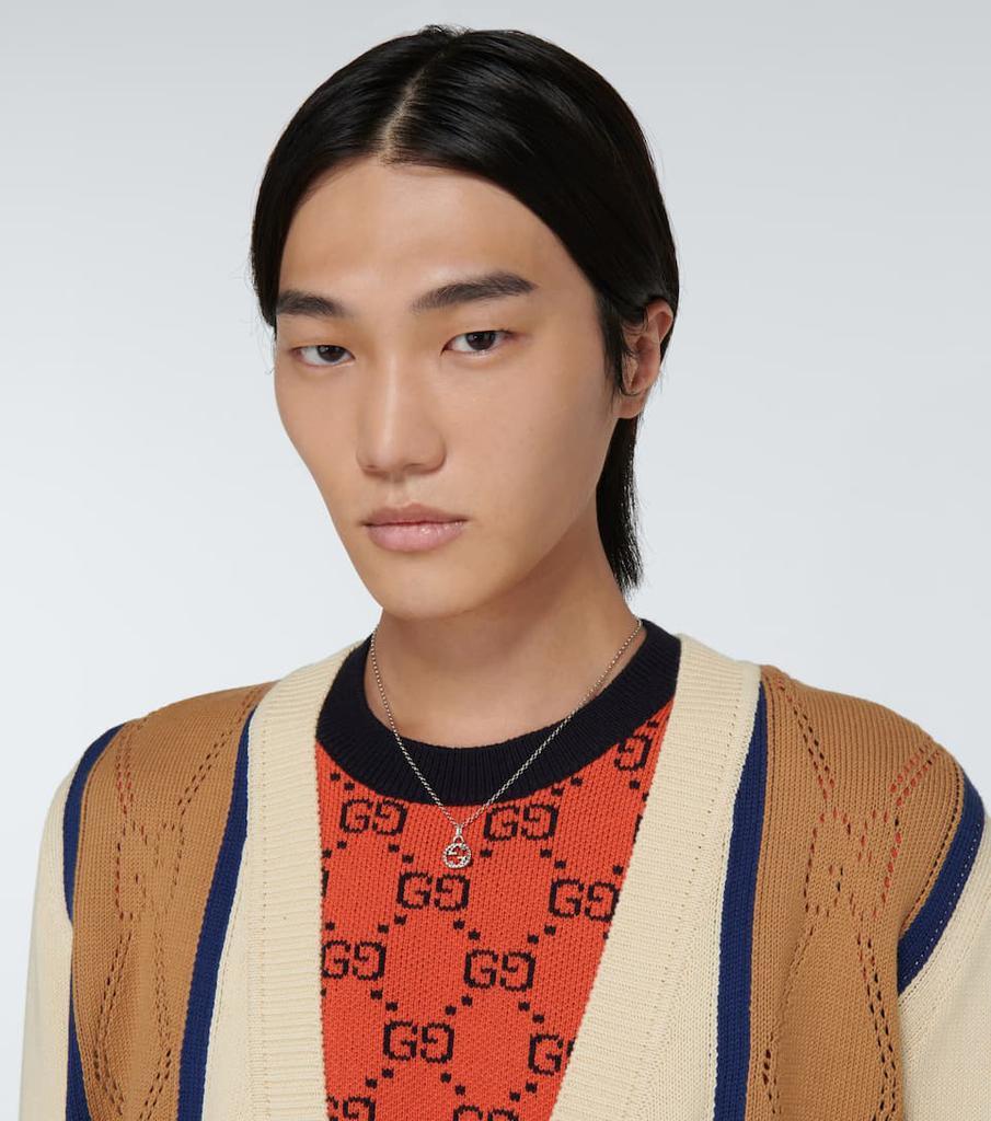 商品Gucci|互扣式双G吊坠项链,价格¥2151,第4张图片详细描述