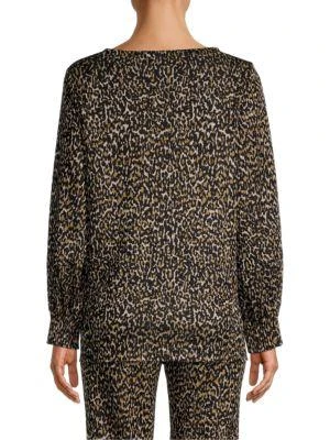 商品Kobi Halperin|Tiana Leopard-Print Top,价格¥339,第2张图片详细描述