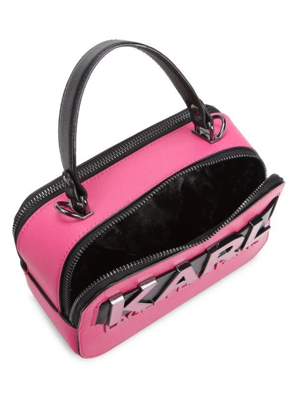 商品Karl Lagerfeld Paris|Simone Logo Camera Bag,价格¥591,第3张图片详细描述