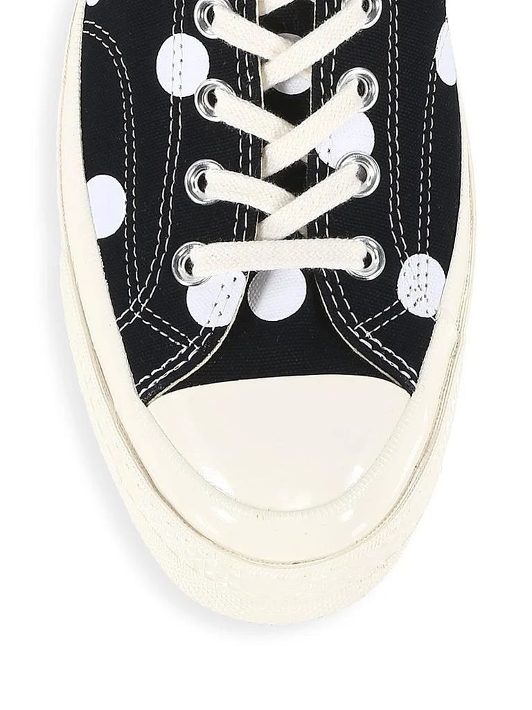 商品Comme des Garcons|CdG Play x Converse Men's Polka Dot Low-Top Sneakers,价格¥1119,第4张图片详细描述