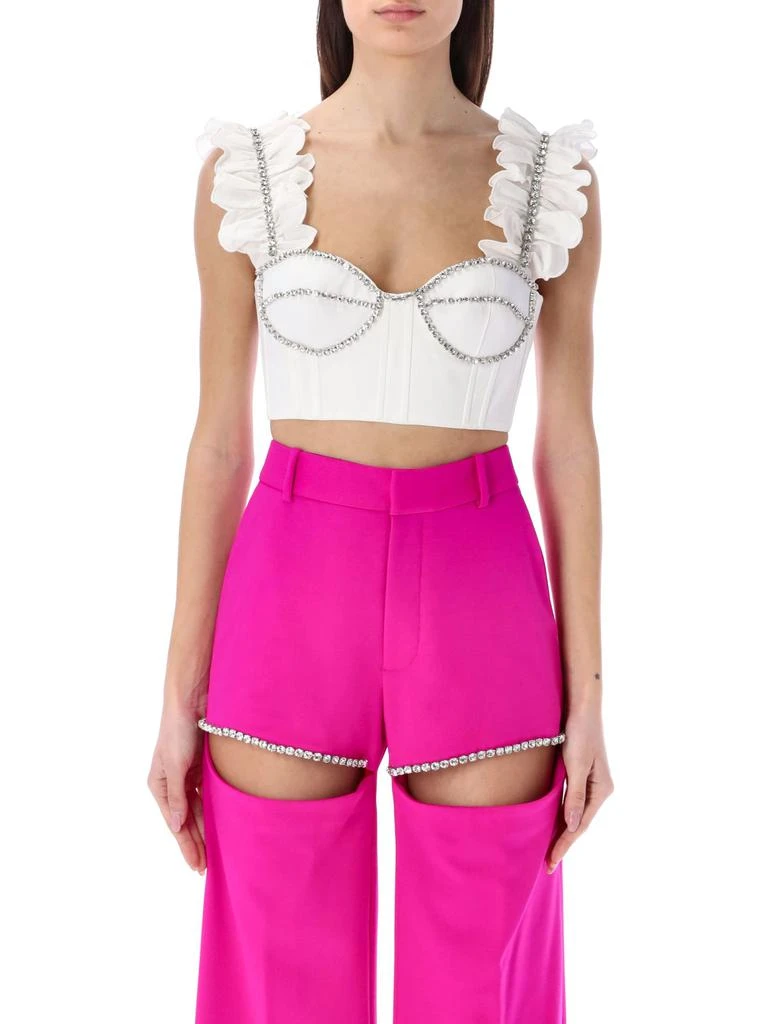 商品AREA|AREA Ruffle Bustier Top,价格¥6292,第1张图片