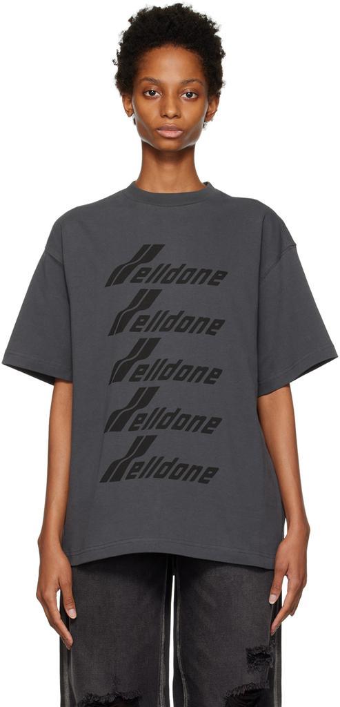 商品We11done|Gray Selldone T-Shirt,价格¥633,第1张图片