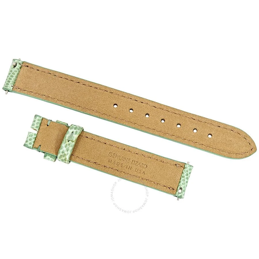 商品Hadley Roma|14 MM Matte Pastel Green Lizard Leather Strap,价格¥224,第2张图片详细描述