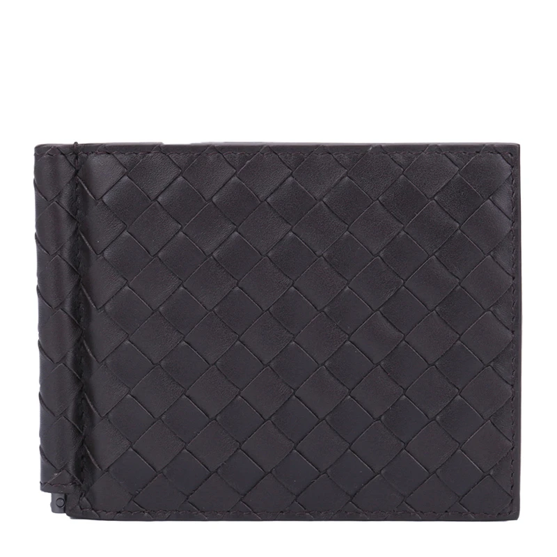商品[国内直发] Bottega Veneta|BOTTEGA VENETA 深棕色男士短款钱夹 123180-V4651-2006,价格¥3526,第1张图片