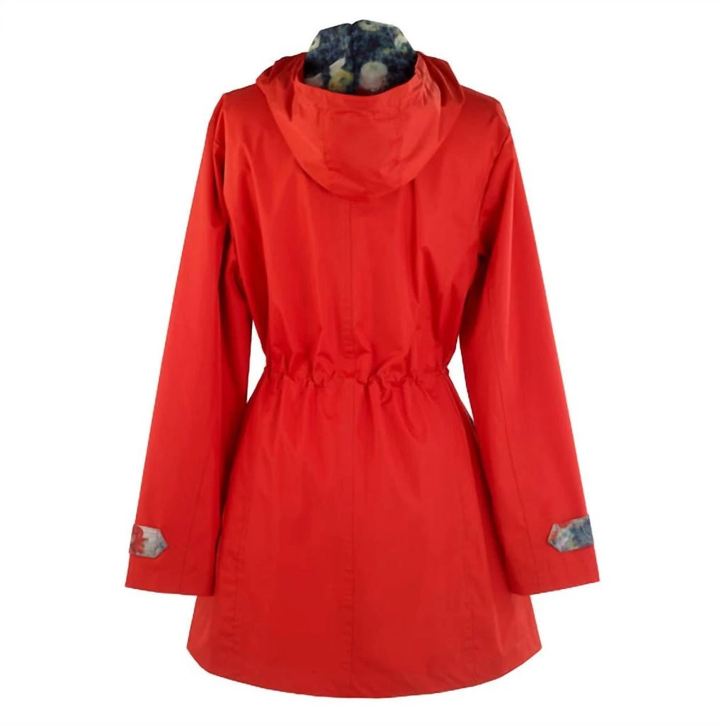 商品Galleria Enterprises|Renoir Le Jardin Rue Cortot A Montmarte Raincoat In Red,价格¥539,第2张图片详细描述