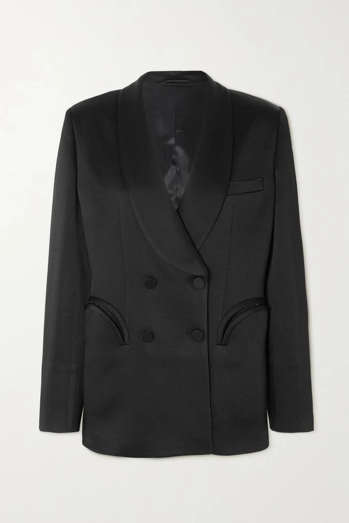 商品BLAZÉ MILANO|Heart Smoking 双排扣缎布西装外套,价格¥8833,第1张图片