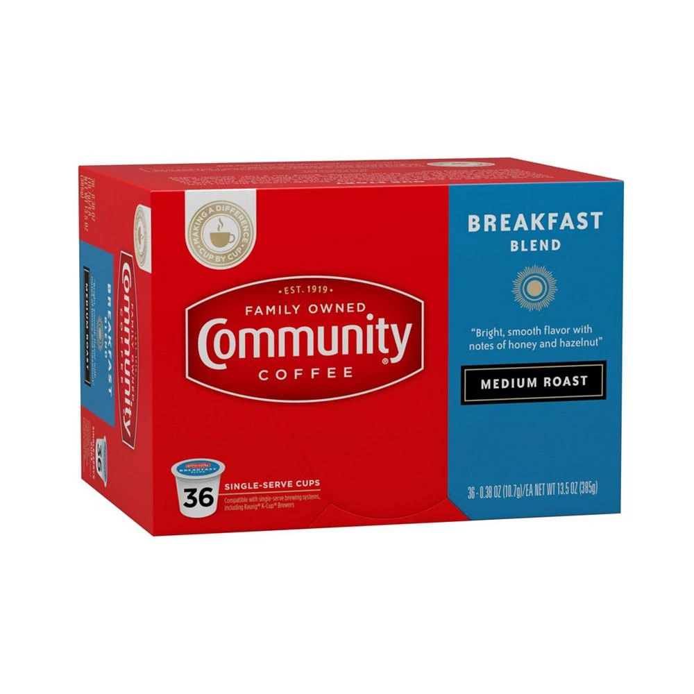 Breakfast Blend Medium Roast Single Serve Pods, Keurig K-Cup Brewer Compatible, 144 Ct 商品