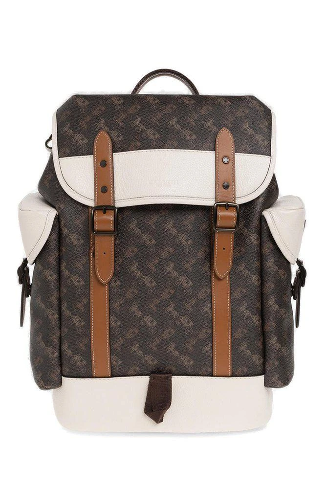 商品Coach|Coach Hitch Horse And Carriage Print Backpack,价格¥4540,第1张图片