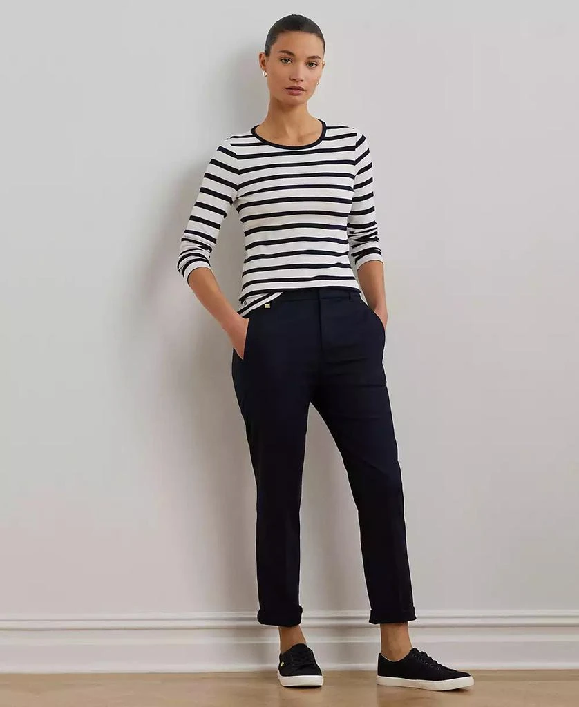 商品Ralph Lauren|Long-Sleeve Stretch T-Shirt,价格¥449,第4张图片详细描述