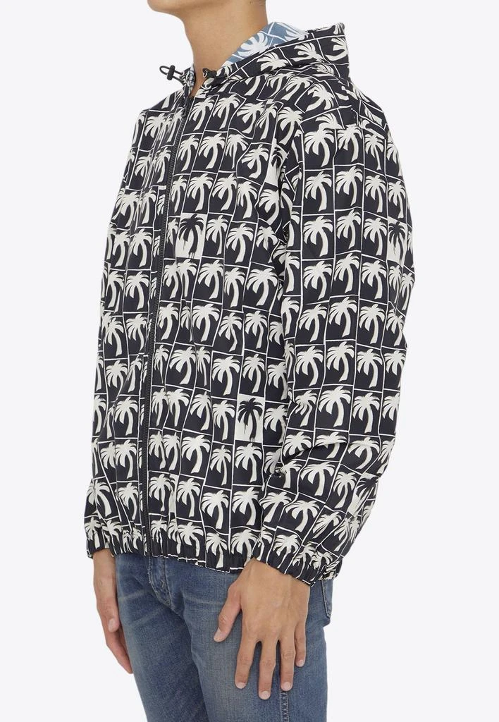 商品Palm Angels|Dripping Palm Print Windbreaker Jacket,价格¥3485,第2张图片详细描述