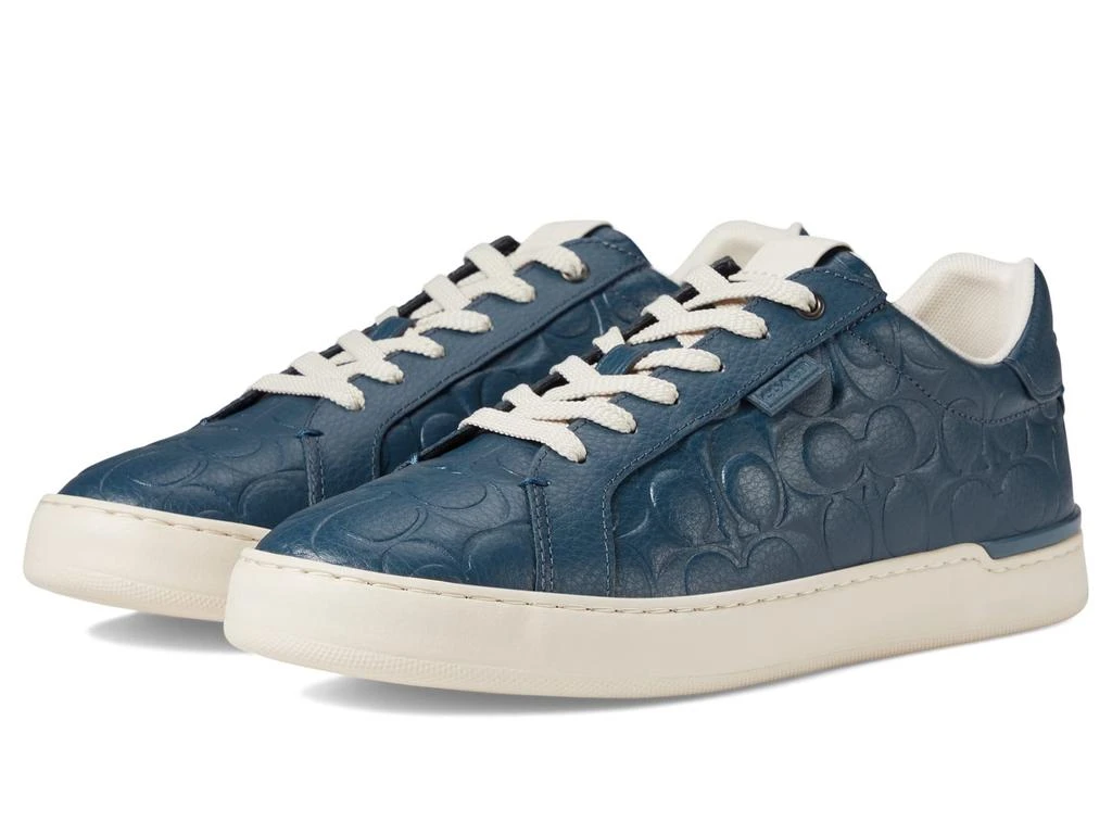 商品Coach|Lowline Signature Leather Low Top,价格¥742,第1张图片