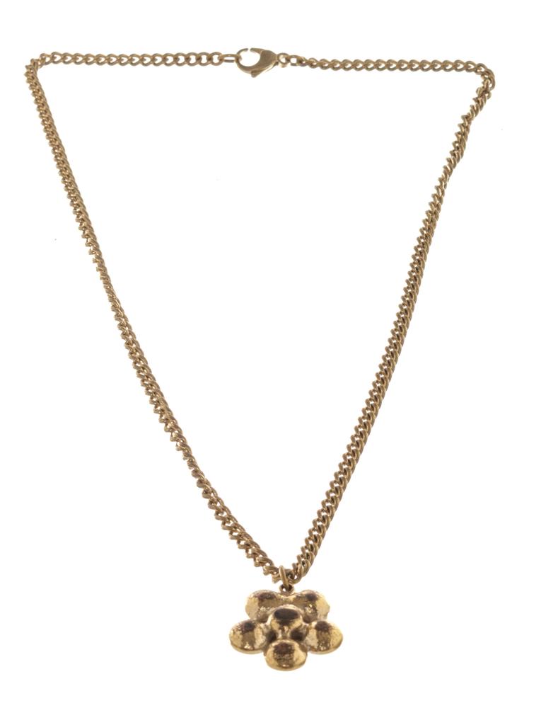 Chanel Gold Flower Necklace商品第2张图片规格展示