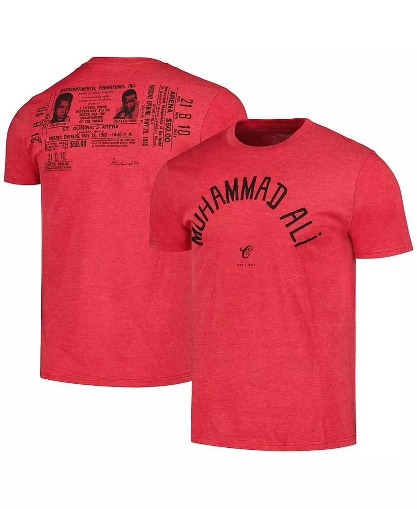 商品Contenders Clothing|Men's Heather Red Muhammad Ali Robe 1965 T-shirt,价格¥268,第1张图片