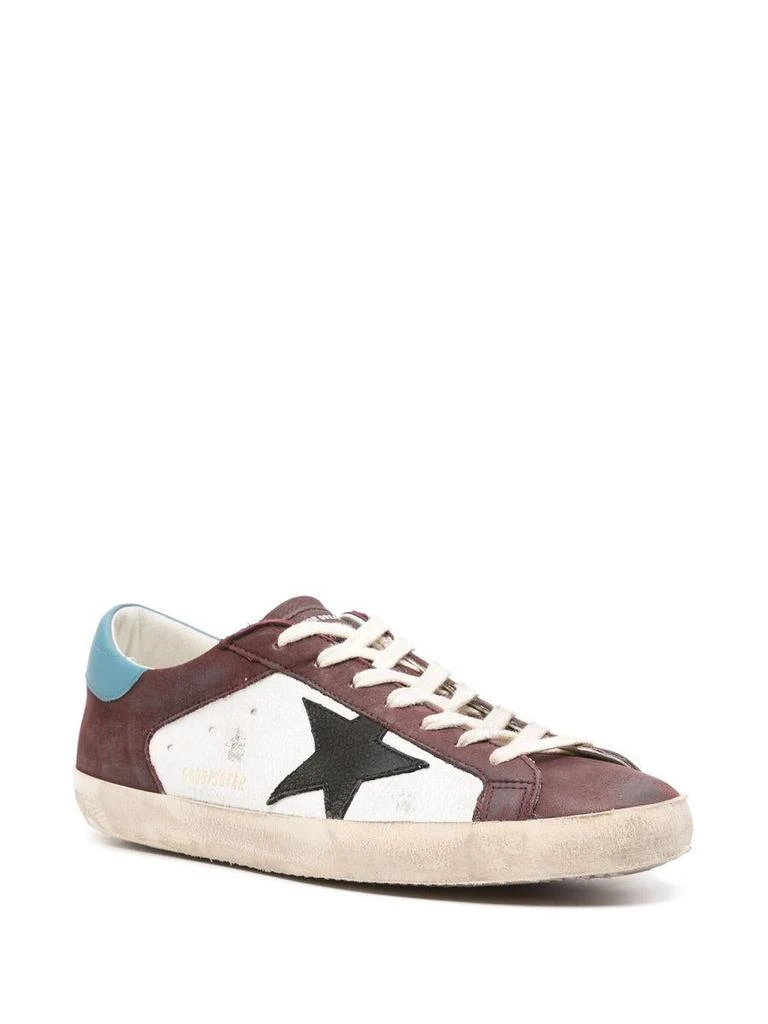 商品Golden Goose|Golden Goose Sneakers in White/Red Wine/Black/Teal,价格¥3290-¥3342,第1张图片