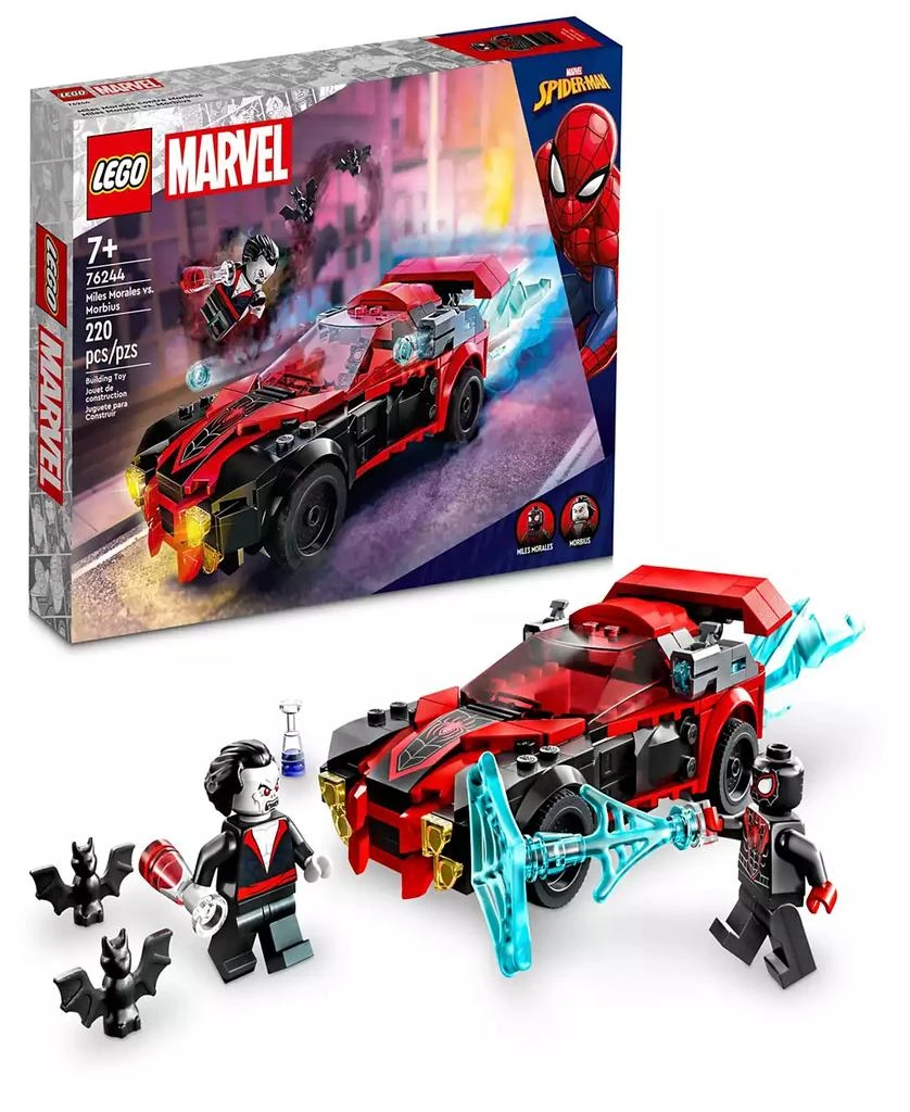 商品LEGO|Super Heroes Marvel Miles Morales vs. Morbius 76244 Toy Building Set with Miles Morales and Morbius Minifigures,价格¥149,第1张图片