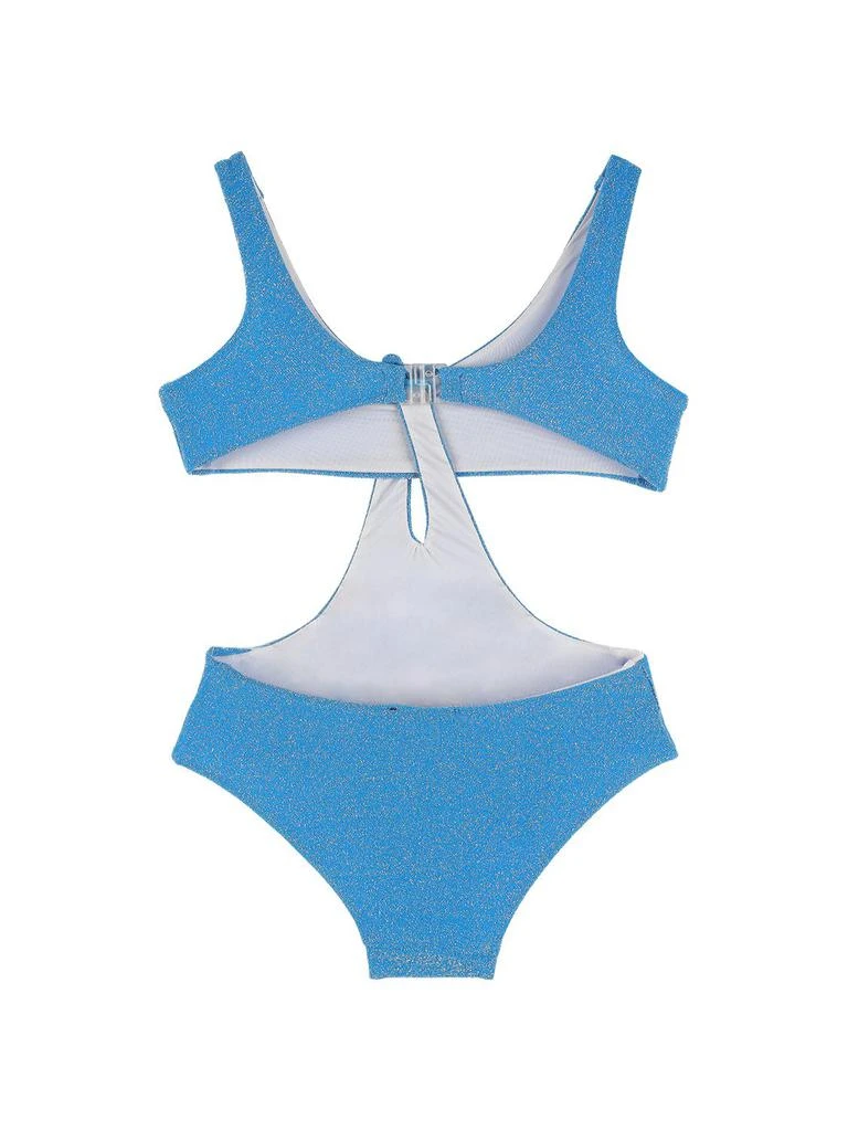 商品MONNALISA|Lurex Tech One Piece Swimsuit,价格¥874,第2张图�片详细描述
