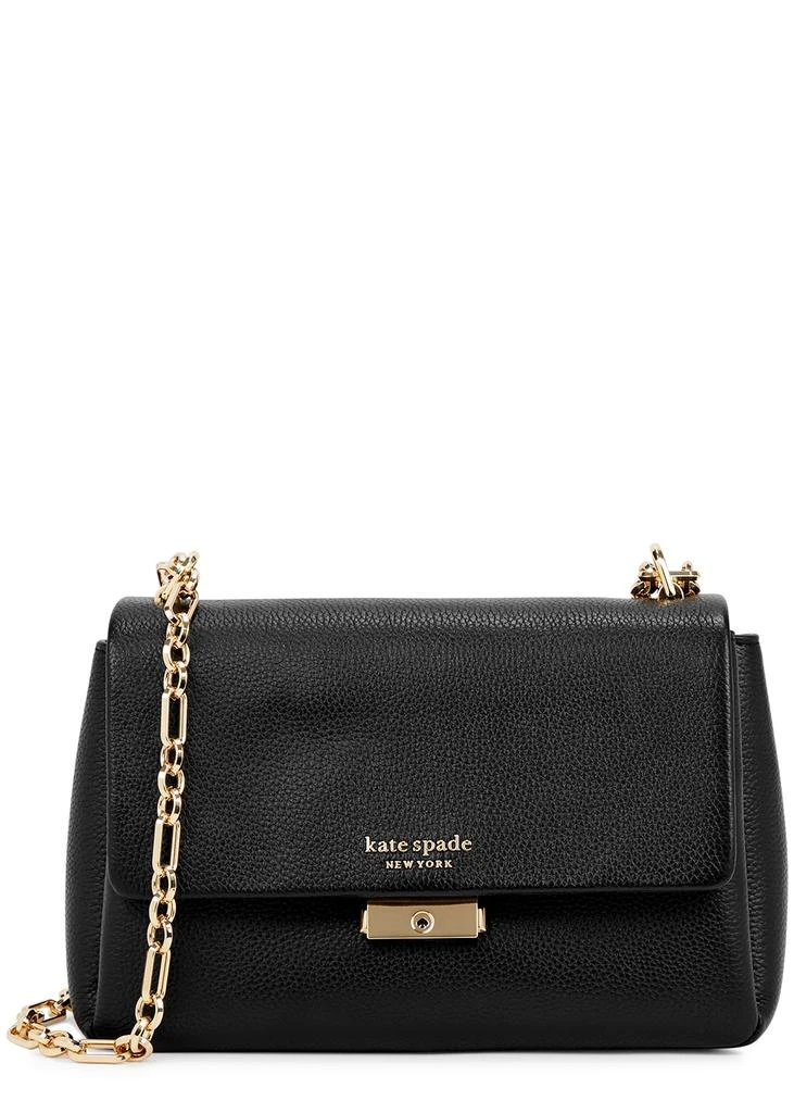 商品Kate Spade|Carlyle medium black leather shoulder bag,价格¥3833,第1张图片