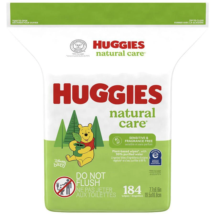 商品Huggies|Sensitive Baby Wipes Refill Pack Fragrance Free,价格¥92,第3张图片详细描述