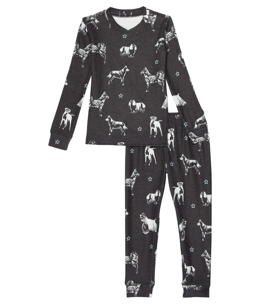 商品P.J. Salvage|My Pet Thinks I am Cool Two-Piece Jammie Set (Toddler/Little Kids/Big Kids),价格¥314,第1张图片