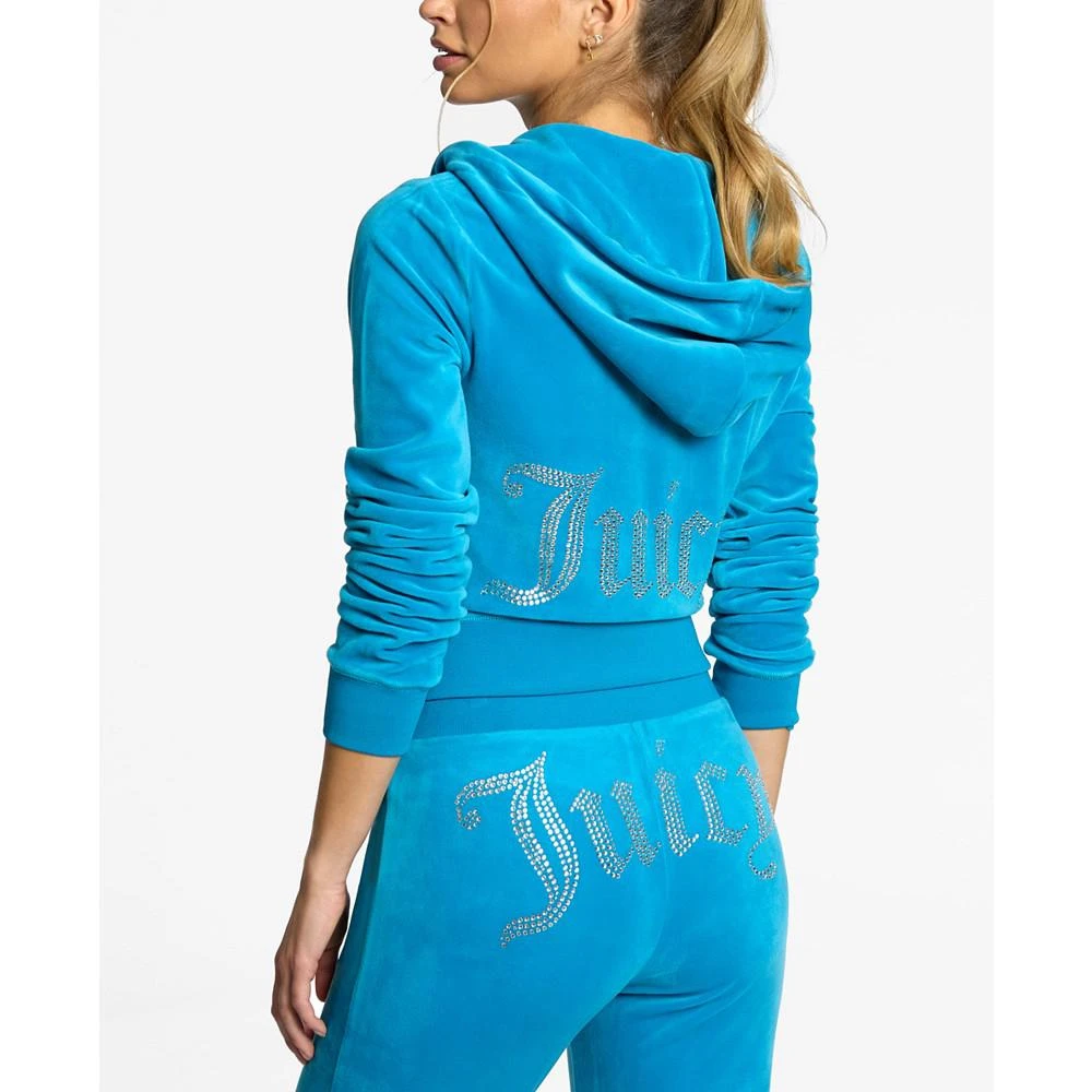 商品Juicy Couture|Women's Logo Zip-Front Hoodie,价格¥266,第2张图片详细描述