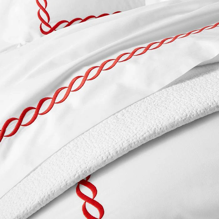 商品Matouk|Classic Chain Duvet, Full/Queen,价格¥3717,第4张图片详细描述