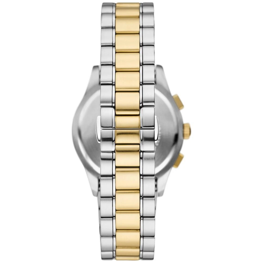 商品Emporio Armani|Men's Chronograph Paolo Two-Tone Stainless Steel Bracelet Watch 42mm,价格¥2824,第3张图片详细描述