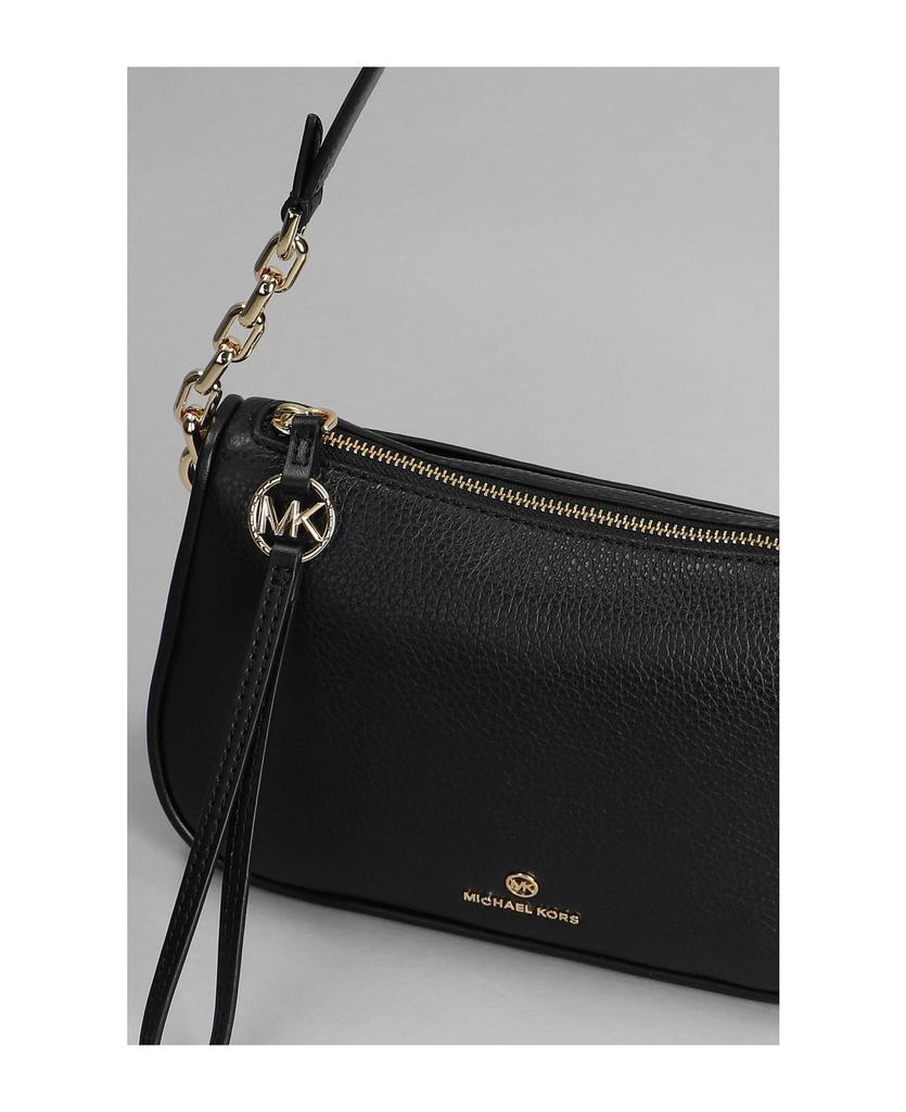 商品Michael Kors|Jet Set Charm Shoulder Bag In Black Leather,价格¥1433,第6张图片详细描述