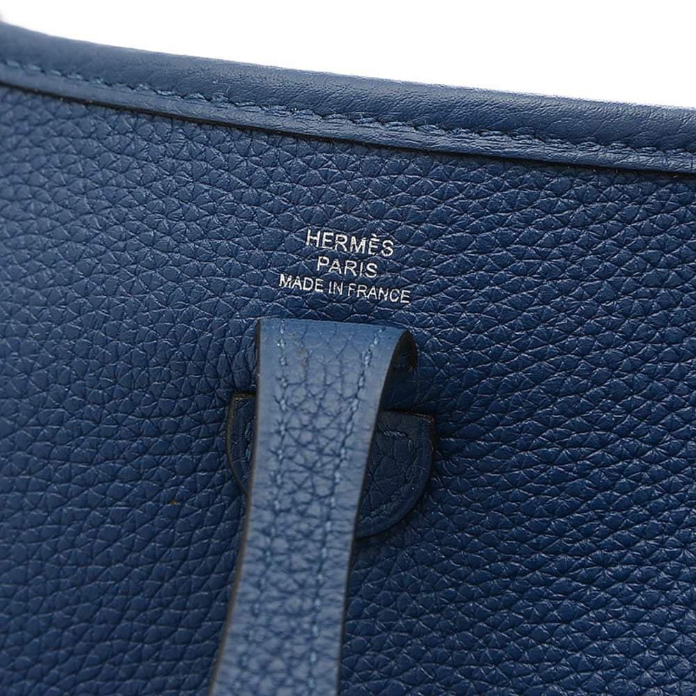 Hermes Evelyn TPM Amazon Togo Cobalt Silver hardware Z stamp商品第7张图片规格展示