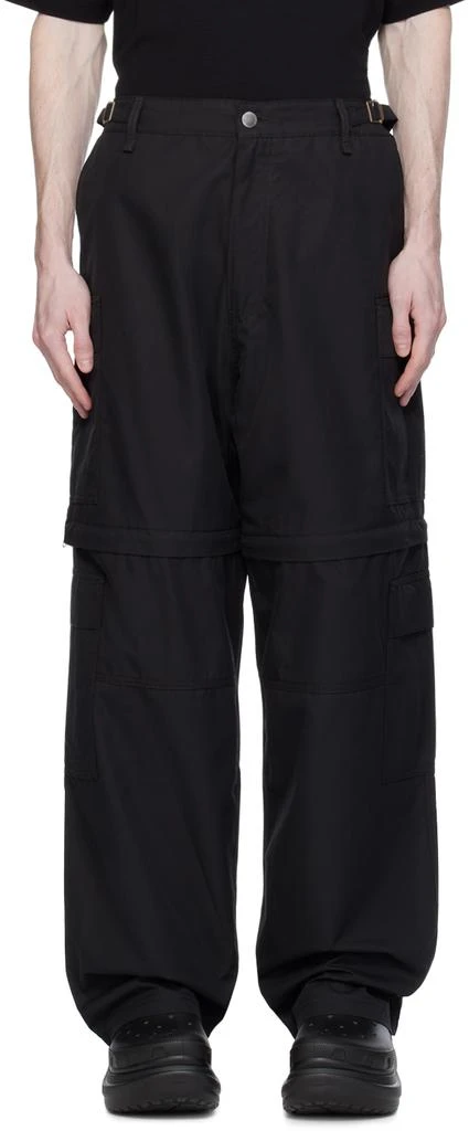 商品VTMNTS|Black Detachable Leg Cargo Pants,价格¥10311,第1张图片