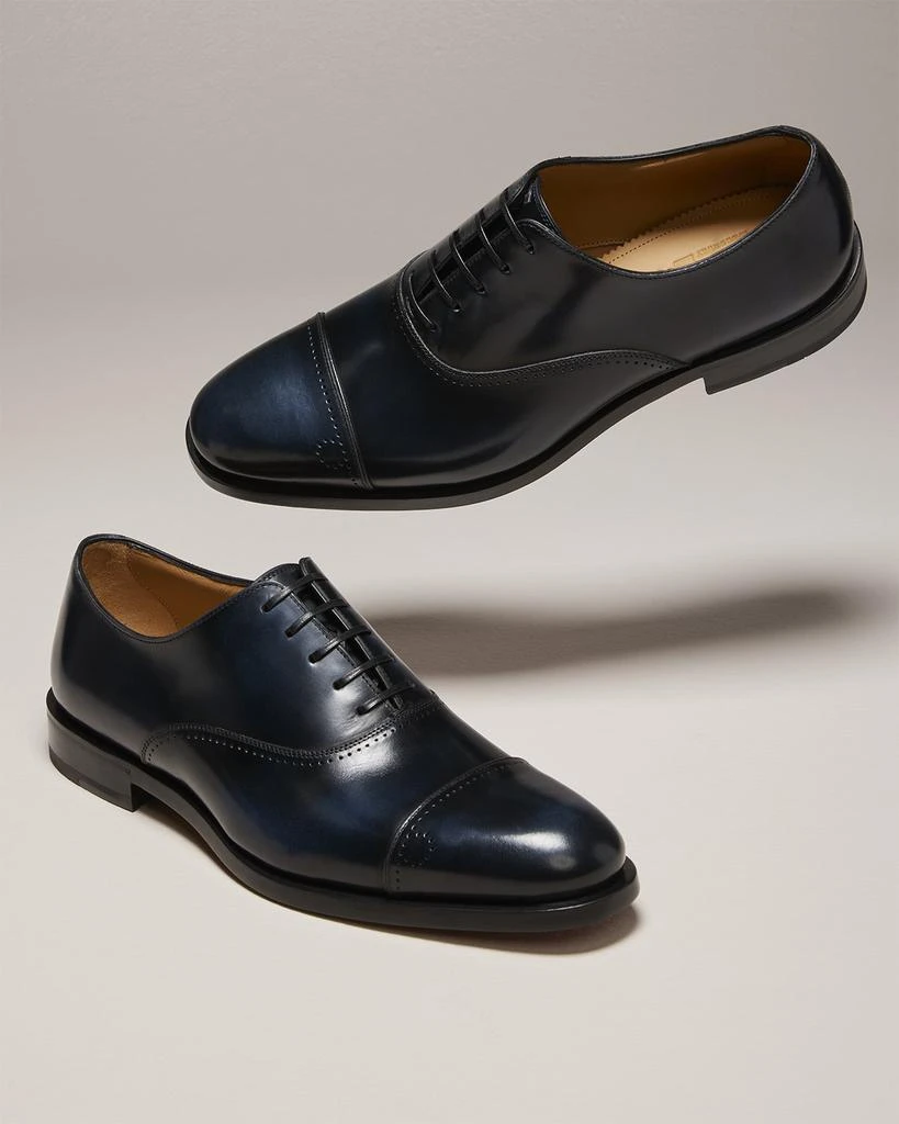 商品Salvatore Ferragamo|Men's Perforated Leather Oxfords,价格¥3136,第2张图片详细描述