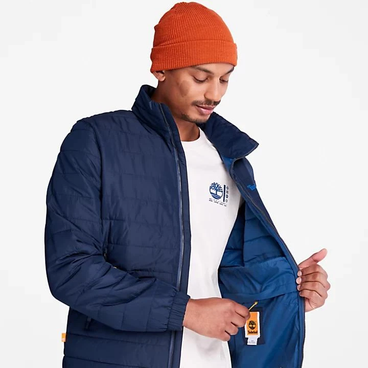 Axis Peak Quilted Jacket for Men in Navy 商品