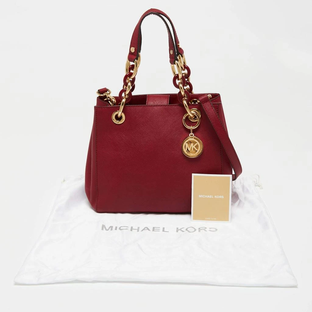 MICHAEL Michael Kors Burgundy Leather Small Cynthia Tote 商品