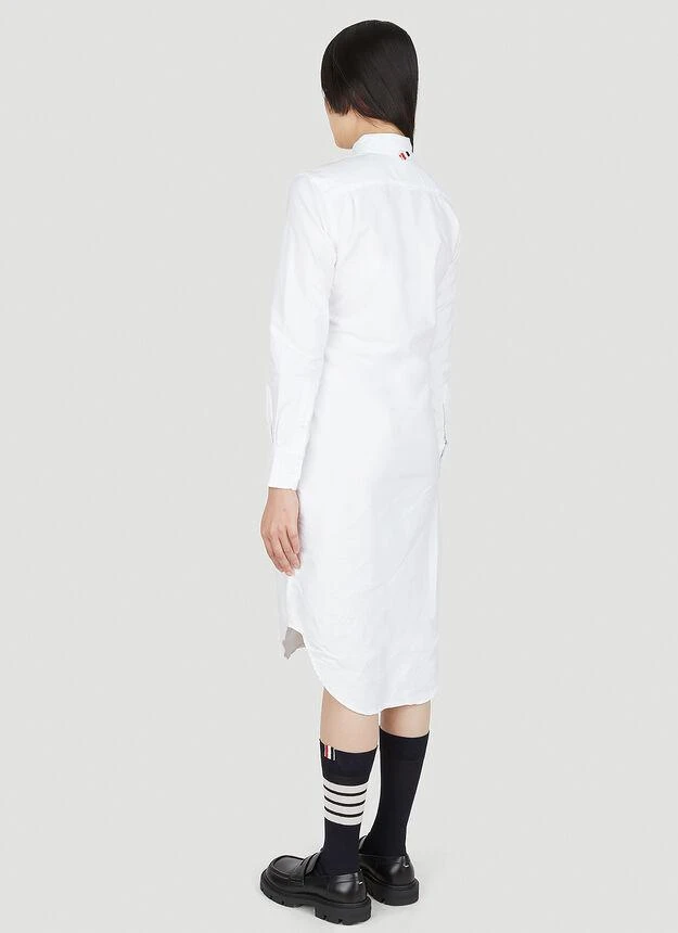 商品Thom Browne|Shirt Dress in White,价格¥2316,第4张图片详细描述