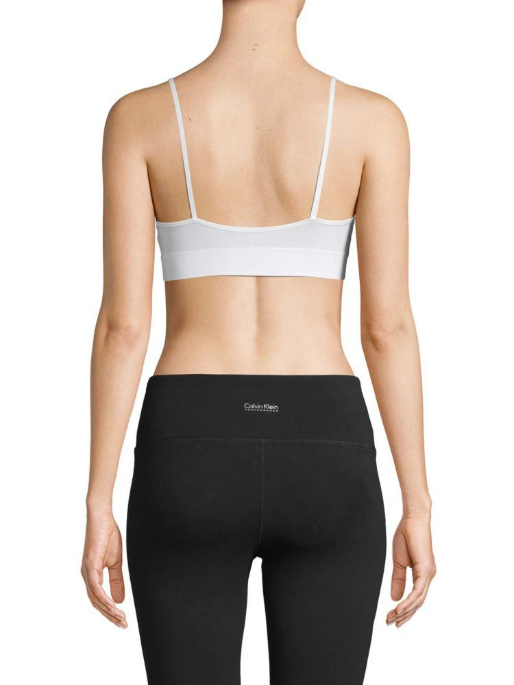 商品Calvin Klein|Logo Stretch Bralette,价格¥113,第2张图片详细描述