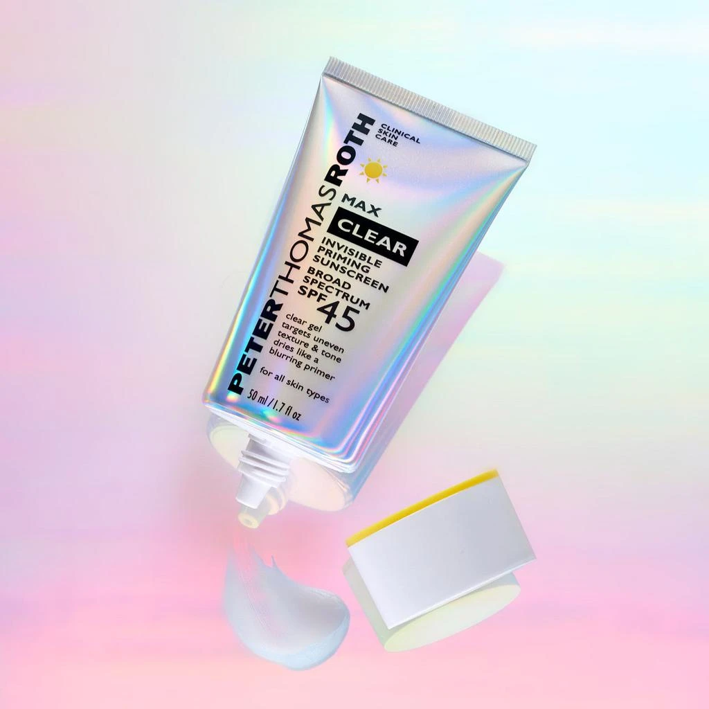 商品Peter Thomas Roth|Max Clear Invisible Priming Sunscreen Broad Spectrum SPF 45|50 ml / 1.7 fl oz,价格¥289,第2张图片详细描述