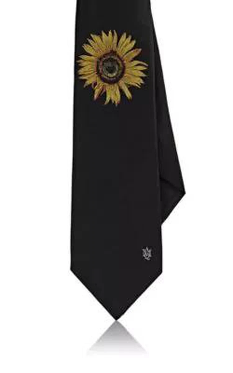 商品Alexander McQueen|Silk Faille Necktie,价格¥737,第1张图片